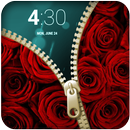 Red Rose Zipper Screen Lock APK