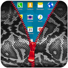 Snake Skin Zipper Lock Screen icône