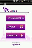 برنامه‌نما visa app عکس از صفحه
