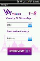 برنامه‌نما visa app عکس از صفحه