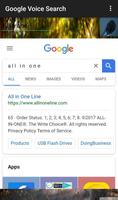 Voice Search For Google Cartaz