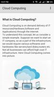 Cloud Computing capture d'écran 3
