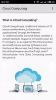 Cloud Computing تصوير الشاشة 3