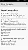 برنامه‌نما Cloud Computing عکس از صفحه