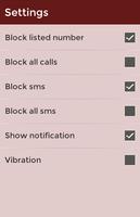 Call SMS Blocker imagem de tela 3