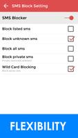 VBlocker SMS Blocker Block SMS capture d'écran 3