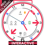 Red Classic Watch Face
