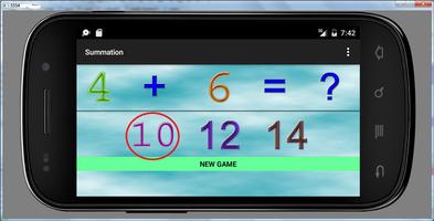 3 years educational games sum 포스터