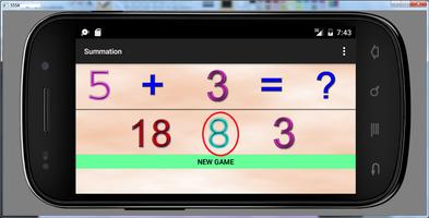 3 years educational games sum ภาพหน้าจอ 1