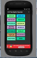 3 Yaş eğitici oyunlar Türkçe-poster