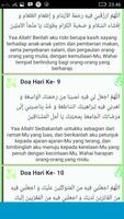 Doa Harian Ramadhan 30 Hari স্ক্রিনশট 2