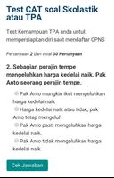 Simulasi Soal TES CAT CPNS screenshot 1