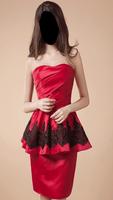 Red Dress Photo Montage syot layar 1