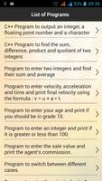 C++ Programs screenshot 1