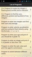 1 Schermata C++ Programs