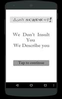 Patience Test. Poster
