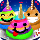 Unicorn Poo Emoji Meringue Cookies Maker Chef APK