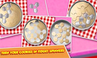 برنامه‌نما Fidget Spinner Cookie Maker - Crazy Cooking Chef عکس از صفحه