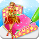 Princess Bed Cake Maker Game! Doll cakes Cooking APK