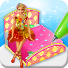 Princess Bed Cake Maker Game! Gâteaux de poupée Cu icône