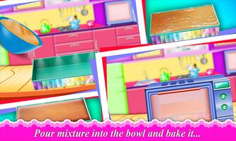 Princess Bed Cake Maker Game! Gâteaux de poupée Cu capture d'écran 2