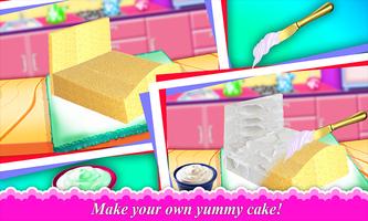 Princess Bed Cake Maker Game! Doll cakes Cooking اسکرین شاٹ 3