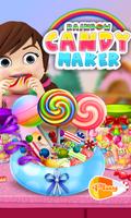 DIY Rainbow Candy Sweets Shop Poster