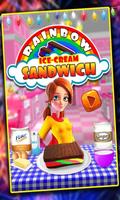 Rainbow Ice Cream Sandwiches Cartaz