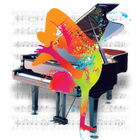 piano dance icône