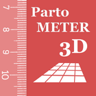 Partometer3D camera maatregel-icoon