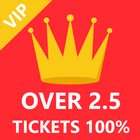 VIP Over 2.5 100% Tickets-icoon