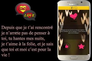Meilleurs SMS d Amour Français ポスター