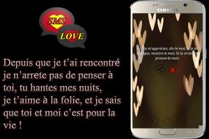 Meilleurs SMS d Amour Français capture d'écran 2