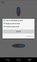Flashlight with emergency SOS morse feature capture d'écran 1