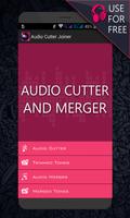 Audio Cutter & Merger Free Affiche