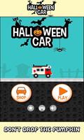 Halloween car racing poster
