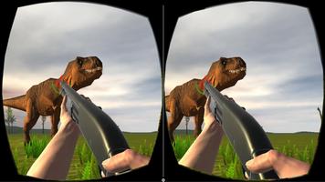 Dinosaurs Hunting VR Cardboard poster