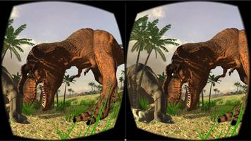 Dinosaurios VR Cardboard Juras Affiche
