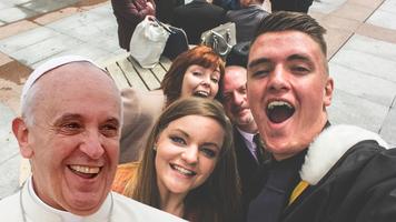 Selfie con Papa Francisco captura de pantalla 1