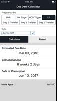 Due Date Calculator تصوير الشاشة 2