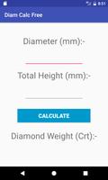 Diam Calc Free capture d'écran 1