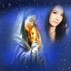 Virgin Mary photoframe-icoon