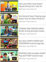 3 Schermata NEW Ryan Toys Video