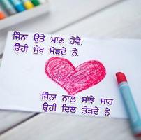 Heart Touching Punjabi Shayari Affiche