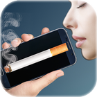 Smoking cigarette icon