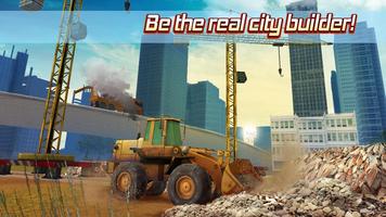 City Constructor Machines Sim Affiche