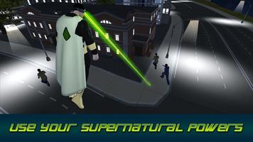 Flying Eye Laser Hero City Rescue 3D capture d'écran 3