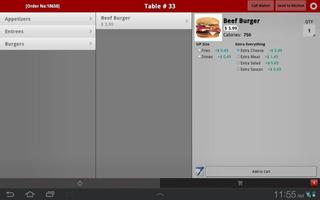 Virtual Waiter Table-Side App 스크린샷 1