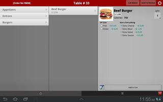 Virtual Waiter Table-Side App Screenshot 1