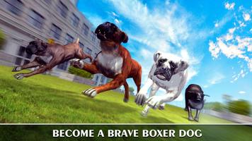 Boxer City Dog Simulator 3D الملصق